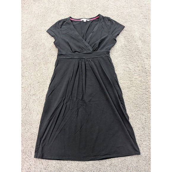 Boden Dresses & Skirts - Boden Shift Dress‎ Womens Size 8L Black Faux Wrap
